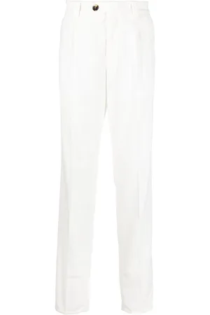 Brunello Cucinelli Chinos med forskudt lukning