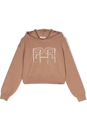 Pinko Strikket hættetrøje med broderet logo