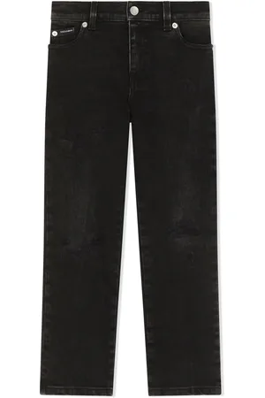 Dolce & Gabbana Jeans med lige ben og graffiti-tryk