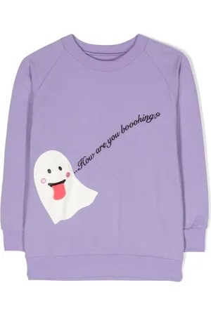 Wauw Capow by Bangbang Sweatshirt med broderet grafisk applikation
