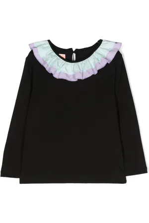 Wauw Capow by Bangbang Amina T-shirt med flæset kant