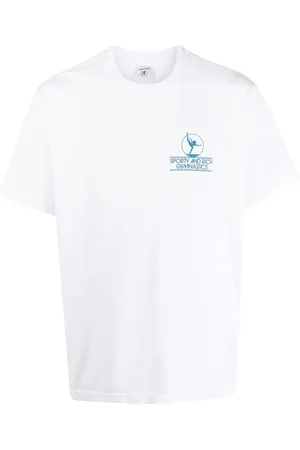Sporty & Rich T-shirt med rund hals og logo