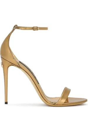 Dolce & Gabbana Metalliske Keira sandaler