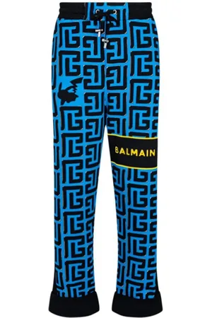 Balmain Joggingbukser med monogram-tryk