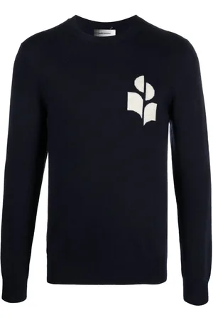 Isabel Marant Evans sweater med logo-intarsia