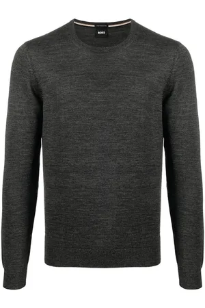 HUGO BOSS Sweater med rund hals