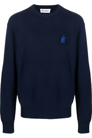 Etudes Boris sweater med logomærke
