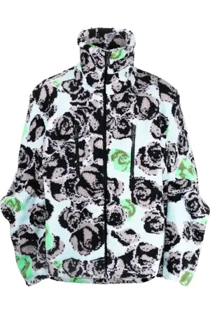 Natasha Zinko Oversize fleecejakke med blomstret tryk