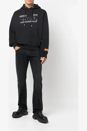 Heron Preston Jersey-hættetrøje med grafisk tryk