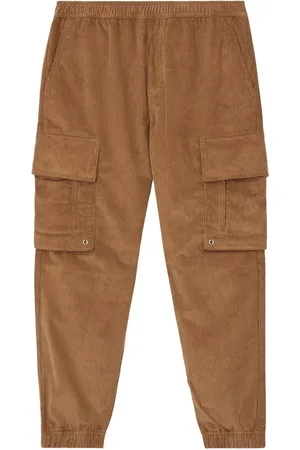 Burberry Cargo-fløjlsbukser med logoplade