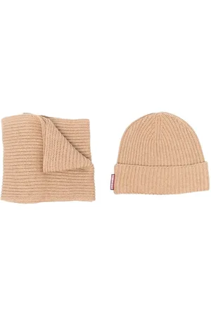 Dsquared2 Sæt med strikket hue og tørklæde