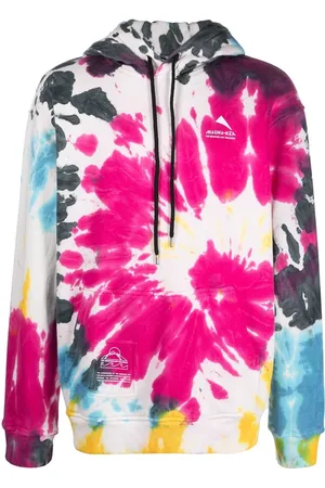 MAUNA KEA Hættetrøje med batiktryk