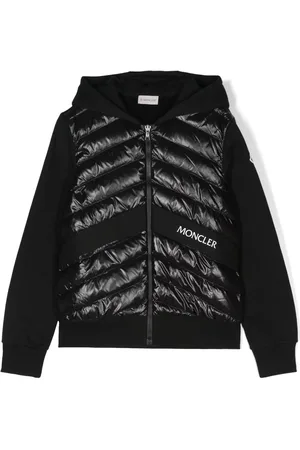 Moncler Polstret lynlås med logotryk