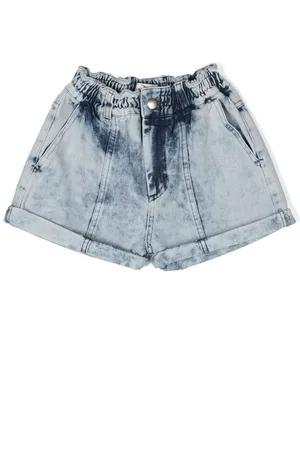Le pandorine Denimshorts med syrevasket effekt
