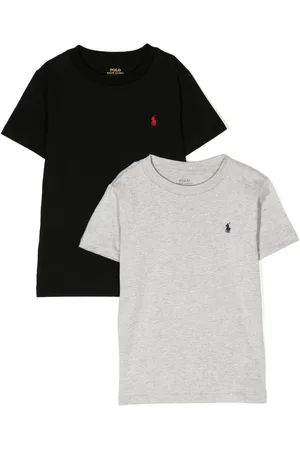 Ralph Lauren T-shirt med broderet logo, 3-pak