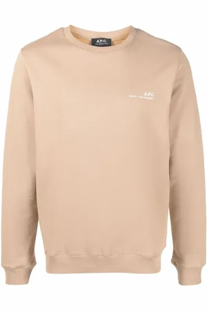 A.P.C. Sweatshirt med rund hals og logotryk