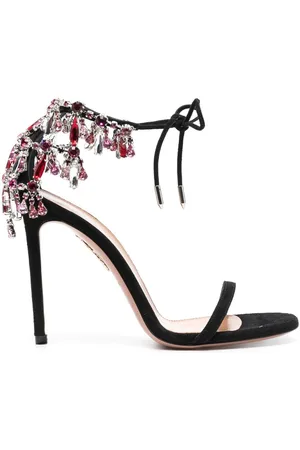 Aquazzura Galatic sandaler med krystal-udsmykning