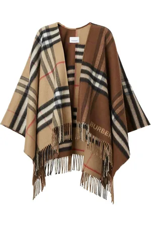 Burberry Frynset kappe med kontrast-tern