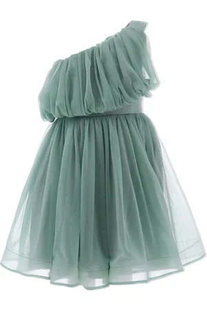 Tulleen Izorah kjole med off-shoulder-snit
