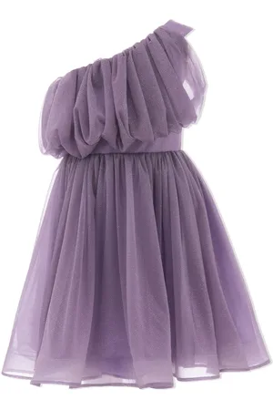 Tulleen Izorah kjole med off-shoulder-snit