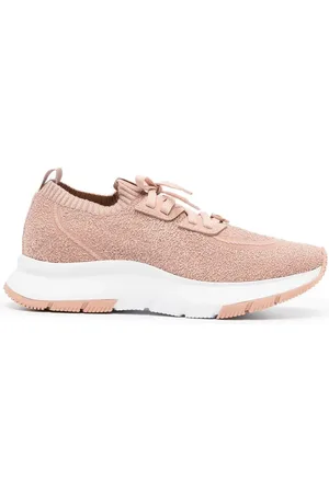 Gianvito Rossi Glover sneakers i strækbar bouclé