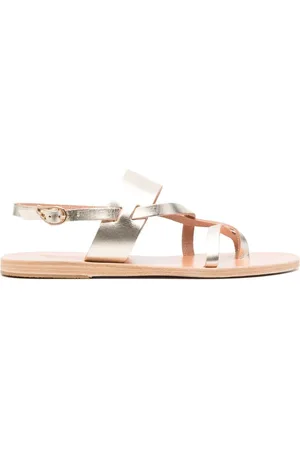 Ancient Greek Sandals Alethea sandaler med metallisk effekt