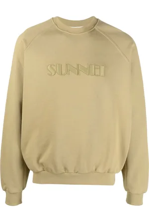 SUNNEI Sweatshirt med broderet logo og rund hals
