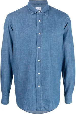 Aspesi Langærmet denimskjorte