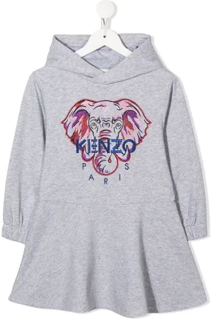 Kenzo Hættetrøje med elefant-broderi