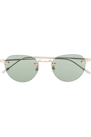 Montblanc Solbriller med tonet glas og rundt stel