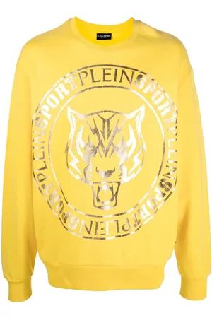 Philipp Plein Sweatshirt med tigerhoved-logotryk