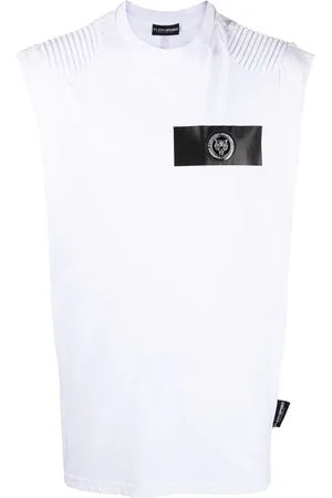 Philipp Plein Kortærmet T-shirt med logomærke