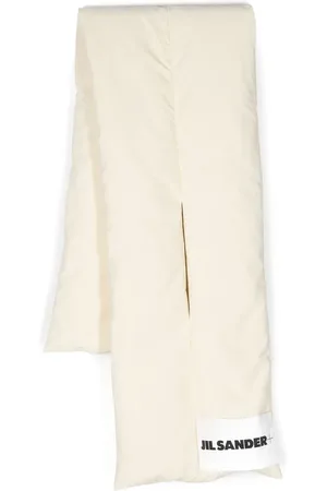 Jil Sander Polstret tørklæde med logo