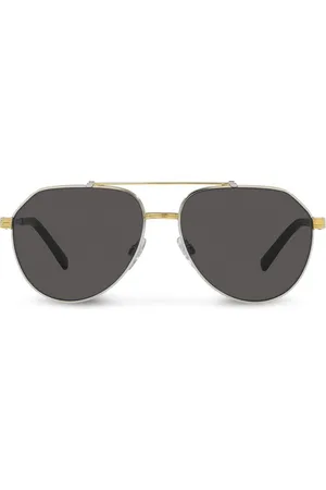 Dolce & Gabbana Pilot-solbriller med logo