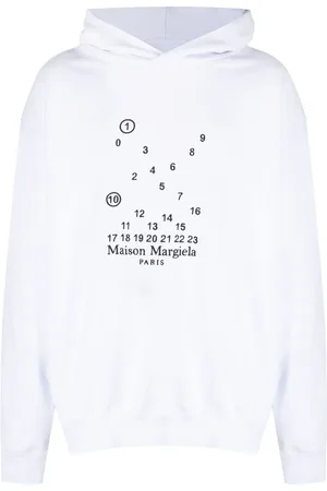 Maison Margiela Hættetrøje med logobroderi