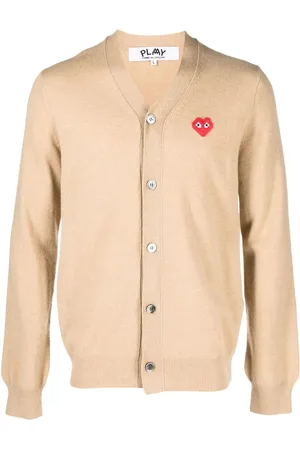 Comme des Garçons Cardigan med broderet logo