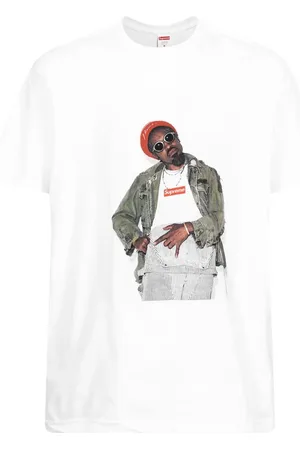 Supreme Andre 3000 T-shirt med grafisk tryk