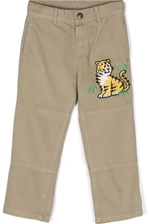 Kenzo Bukser med lige ben og tigermotiv