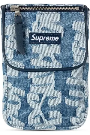 Supreme Pung i denim med logo i jacquard