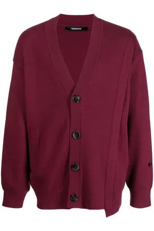 SONGZIO Asymmetrisk cardigan med V-hals