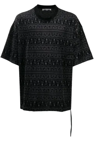 MASTERMIND Kortærmet T-shirt med abstrakt tryk