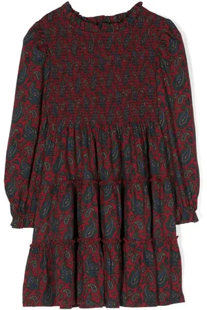 Ralph Lauren Kids Paisley-print smocked dress