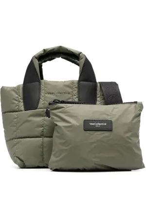 VeeCollective Quiltet tote med logotryk