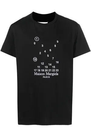 Maison Margiela Numeric T-shirt med broderet logo