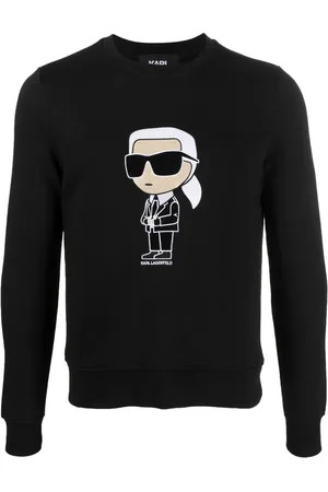 Karl Lagerfeld Ikon sweatshirt i økologisk bomuld