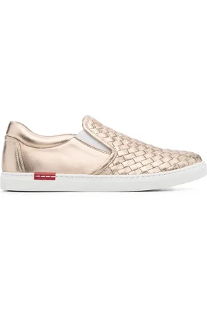 Scarosso Vævede Gabriella sneakers i læder