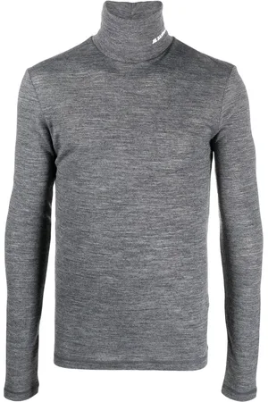 Jil Sander Trøje med rullekrave og logotryk