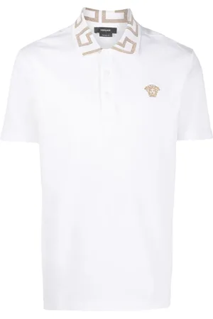 VERSACE Kortærmet Greca polo