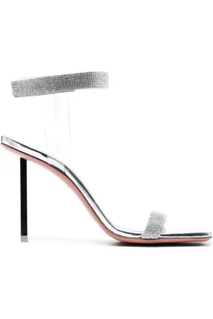 Amina Muaddi Rih 95mm sandaler med krystaludsmykning