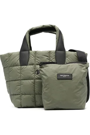 VeeCollective Quiltet tote med logotryk